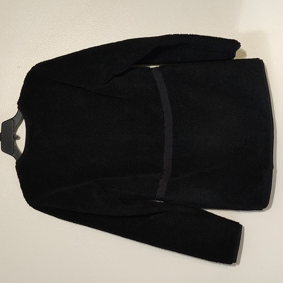 Nomi Black Women Sherpa Jacket size Small Black - Picture 3 of 14